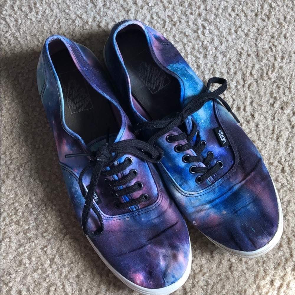 Vans men’s 9.5 women 11 galaxy shoes